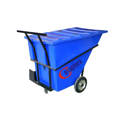 TROLLEY BIN 270 + Metal Frame Trolley & Handle